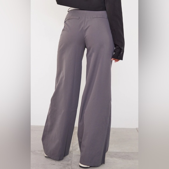 Turn Over Waist Straight Leg Pants - Picture 3 of 9